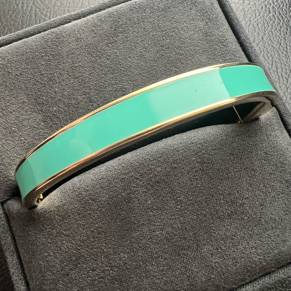 Kate Spade Turquoise & Gold Bangle